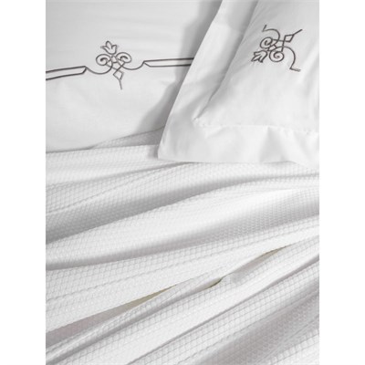 Cotton Box Classic Çeyizlik Çift Kişilik Pikeli Nevresim Takımı Güher Beyaz