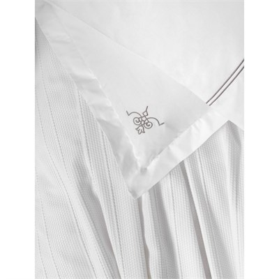 Cotton Box Classic Çeyizlik Çift Kişilik Pikeli Nevresim Takımı Güher Beyaz