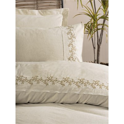 Cotton Box Cotton Keten Çift Kişilik Nevresim Takımı Darian