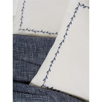 Cotton Box Embrova Şönil Çift Kişilik Yatak Örtüsü/pike Takımı Loom Lacivert