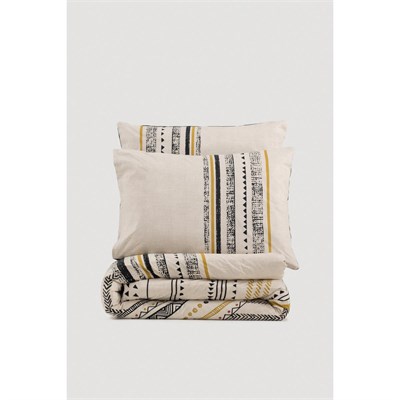 Cotton Box Ethnic Çift Kişilik Nevresim Takımı Elvira Siyah