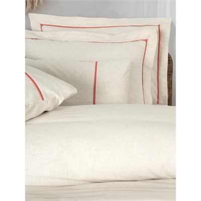Cotton Box Inborn Çift Kişilik Nevresim Takımı Banded Turuncu