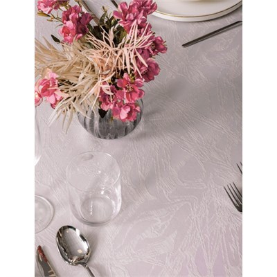 Cotton Box Jakarlı Dertsiz Masa Örtüsü Lavinia Lavanta 155x220