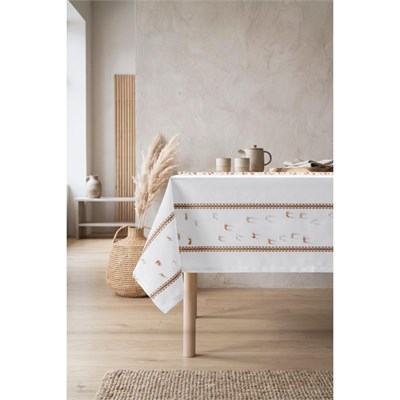 Cotton Box Lalin Masa Örtüsü Talia Tarçın 160x240