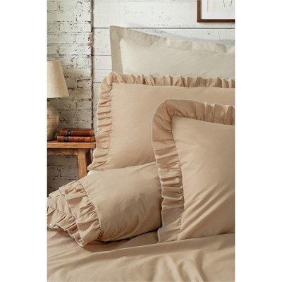 Cotton Box Maison Çift Kişilik Nevresim Takımı Lova Karamel-bej