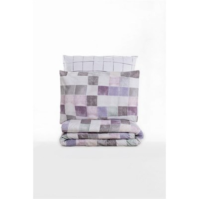 Cotton Box Minimal Çift Kişilik Lastikli Çarşaflı Nevresim Takımı Maro Gül Kurusu