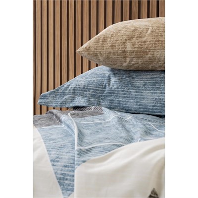 Cotton Box Modern Tek Kişilik Nevresim Takımı Axis İndigo
