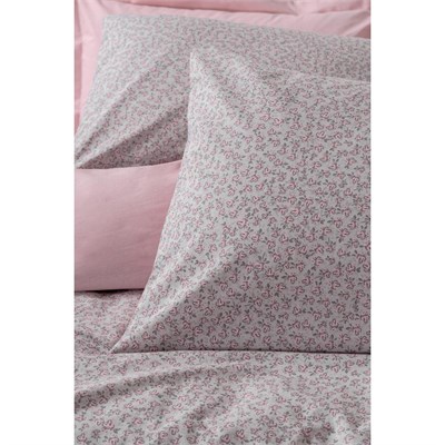Cotton Box Petite Çift Kişilik Lastikli Çarşaflı Nevresim Takımı Otis Pembe