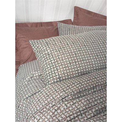 Cotton Box Petite Çift Kişilik Lastikli Çarşaflı Nevresim Takımı Mote Kiremit
