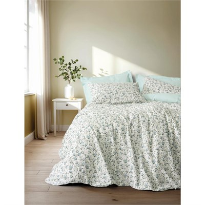 Cotton Box Petite Tek Kişilik Lastikli Çarşaflı Nevresim Takımı Nola Mint