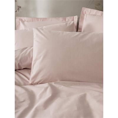 Cotton Box Plain Tek Kişilik Nevresim Takımı Plain Pudra