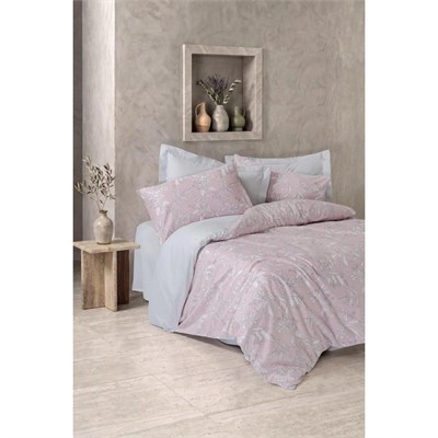 Cotton Box Saten Çift Kişilik Nevresim Takımı Hollis Gri