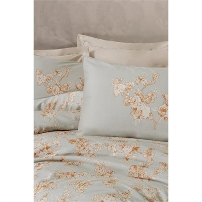 Cotton Box Saten Çift Kişilik Nevresim Takımı Melrose Bej