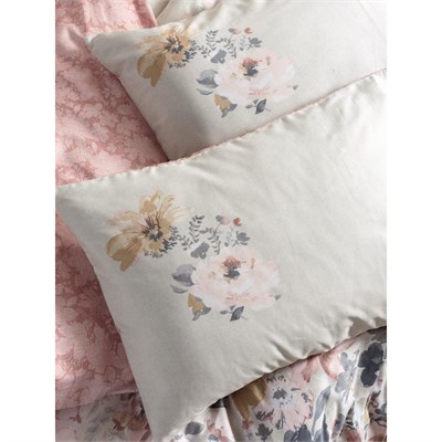 Cotton Box Saten Çift Kişilik Nevresim Takımı Dalya Pudra