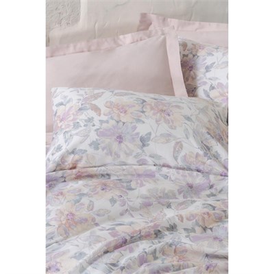 Cotton Box Saten Çift Kişilik Nevresim Takımı Maybelle Pudra
