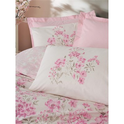Cotton Box Tek Kişilik Nevresim Takımı Floren Pembe
