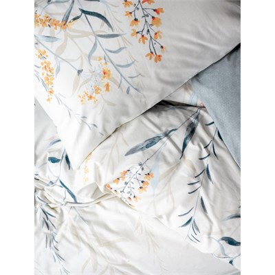 Cotton Box Tek Kişilik Nevresim Takımı Hiedra Indigo