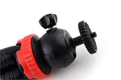 Coverzone Esnek Youtuber Yayıncılar ve Sosya Medya için İdeal 30cm Ahtapot 360 Derece Taşınabilir Ayakları Bükülebilir Selfie Telefon Tutuculu 3 Ayaklı Kampda Tatilde Gezilerde Tripod Çok Hafif 320gr