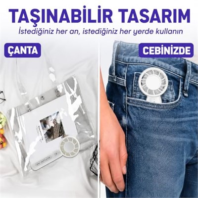Coverzone Taşınabilir Mini USB Şarj Edilebilir El Vantilatörü, Cep Telefonu Tutucu, 3 Ayarlanabilir Hız, Hafif Tasarım, Düşük Gürültü ve İç ve Dış Mekan Kullanımına Uygun Kolay Taşınabilirlik Fs-22