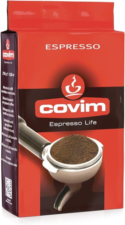 Covim Espresso Öğütülmüş Filtre Kahve 250 gr Vakumlu Paket