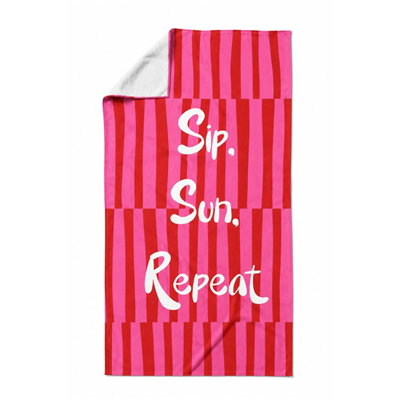 Cozy Home Heatwave Plaj Havlusu Do Not Disturb Yeşil 90x150
