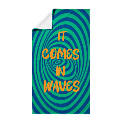 Cozy Home Heatwave Plaj Havlusu Do Not Disturb Yeşil 90x150