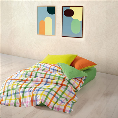 Cozy Home popping Colors Lastikli Çarşaflı Nevresim Takımı Hype