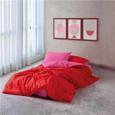 Cozy Home Popping Colors Tek Kişilik Lastikli Çarşaflı Nevresim Takımı Sage Sarı-Yeşil