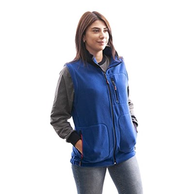 ÇPM Çıkma Kol Polar Mont (Sax Mavi / 2XL)