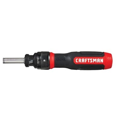 CRAFTSMAN CMHT68129 15 PC SpeedDrive Mandallı Tornavida, Kırmızı, Siyah, Gümüş