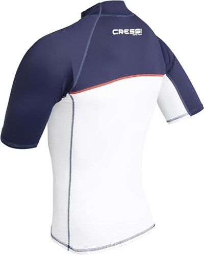 CRESSI Shield Man Rash Guard Short/Sl SUP ve su sporları için koruyucu Rashguard üniseks-yetişkin