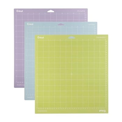 Cricut 2003546 Explore Maker Lightgrip Standardgrip Stronggrip Makine Matı, 30x30cm, 3lü Paket