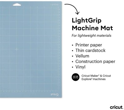 Cricut 2003546 Explore Maker Lightgrip Standardgrip Stronggrip Makine Matı, 30x30cm, 3lü Paket