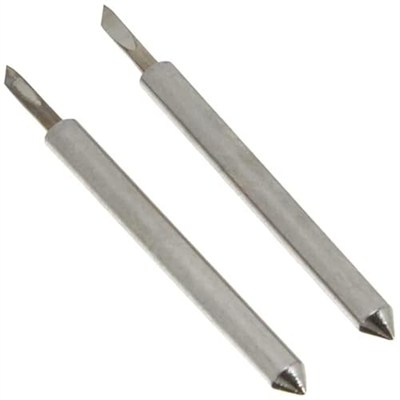 Cricut 2007457 Fine-Point yedek bıçak uçları ince uç (2 ct), metal, 2li paket