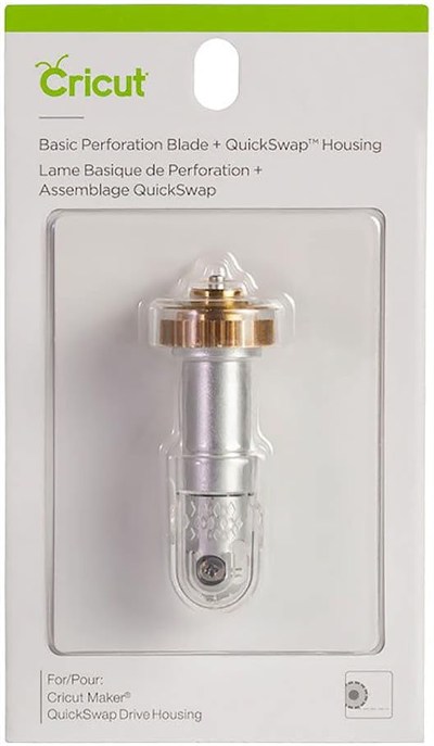 Cricut Temel Perforasyon Bıçağı, 2.5 mm Diş / 0.5 mm Aralıklı Kesme Bıçağı, Kağıt, Karton ve Daha Fazlasını Hassasiyetle Keser, Özel El Sanatları İçin, Cricut Maker Kesme Makinesi ile Uyumludur, Gümüş