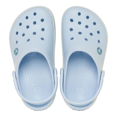 Crocband Clog K Benekli Bantlı Mavi Çocuk Terlik