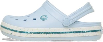 Crocband Clog K Benekli Bantlı Mavi Çocuk Terlik