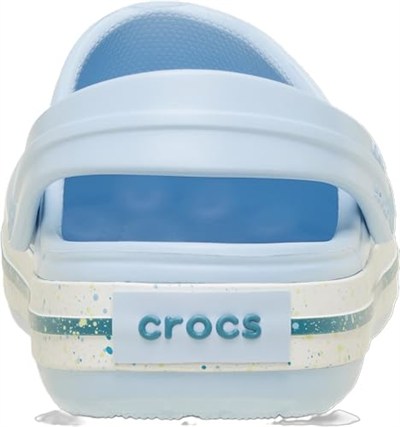 Crocband Clog K Benekli Bantlı Mavi Çocuk Terlik