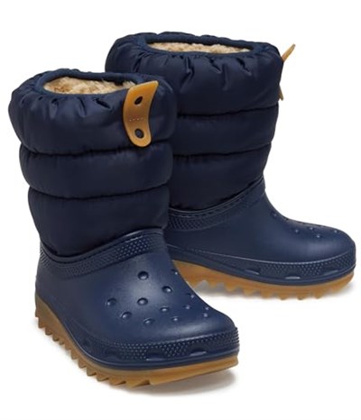Crocs 207684 Classic Neo Puff Boot T Lacivert Çocuk Bot