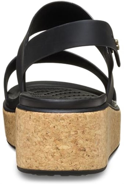 Crocs Brooklyn Cork Low Wedge SandaletKadın