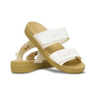Crocs Brooklyn toka Lowwdg Kha Platform Kadın
