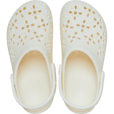 Crocs Classic Clogs With Floral Cut Out Design Takunyaunisex-yetişkin