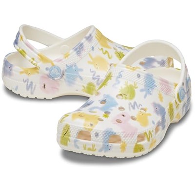 Crocs Classic Shark Clog PS Boş zaman parmak arası terlik ve çocuklar için üniseks spor giyim Unisex Çocuk