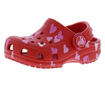 Crocs Classic Vday Clog T Çocuk Terliği 209755-6ZR Kırmızı