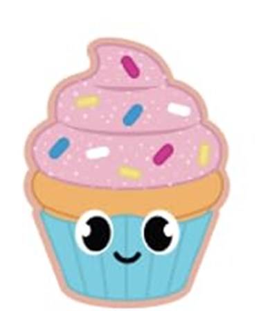Crocs Cupcake with Smile Jibbitz