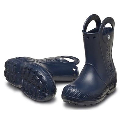 Crocs Erkek Çocuk Yağmur Botu Handle It Rain Boot K, 28-29, 5003322270, Lacivert, Erkek Çocuk 28/29 EU
