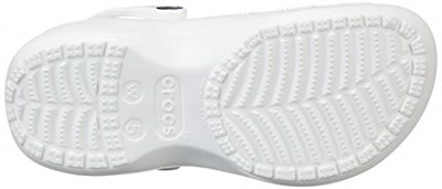 Crocs Kadın Classic Platform Clog W Terlik, White, 39-40 EU