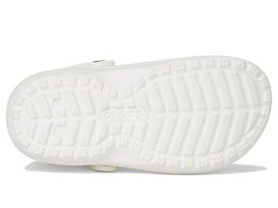 Crocs Üniseks Çocuk Klasik Astarlı Terlik K, Beyaz Gri, 43 EU