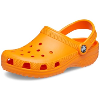 Crocs Unisex Çocuk Classic Clog K/T Terlik, Orange Zing, 29/30 EU