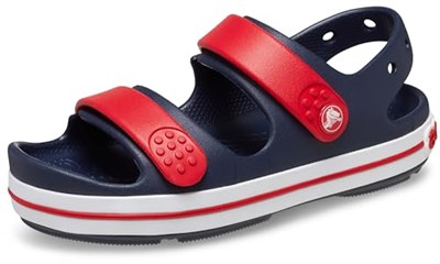 Crocs Unisex Çocuk Crocband Cruiser Sandal K/T Navy/Varsity Red Terlik